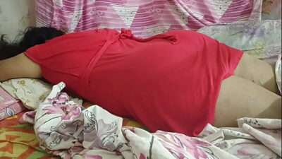 Wild Hot Desi Girlfriend in Red – Hot Body Massage